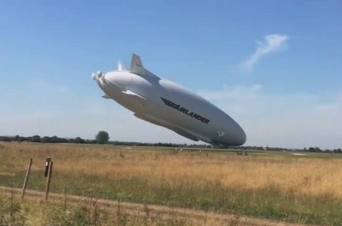Watch the world's biggest 'flying bum' go arse over tit in a crash