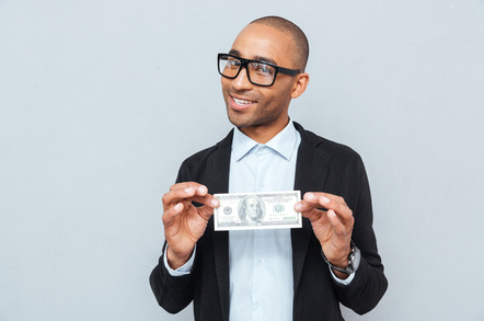 Nerd plus dollar, photo via Shutterstock