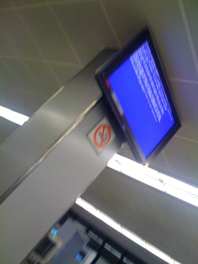 BSOD in Dubai Airport