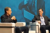 VMware CEO Pat Gelsinger and Dell CEO Michael Dell at VMworld 2016