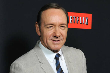 Netflix logo with Kevin Spacey, or is that other way around?