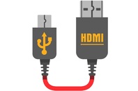 HDMI and USB cable