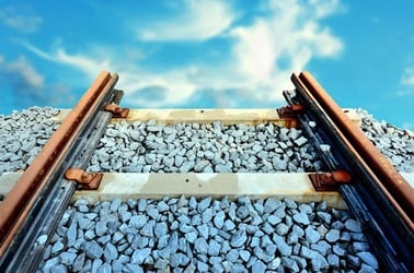 End of the line (train line). Photo by Shutterstock