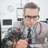 Broken cables, photo via Shutterstock