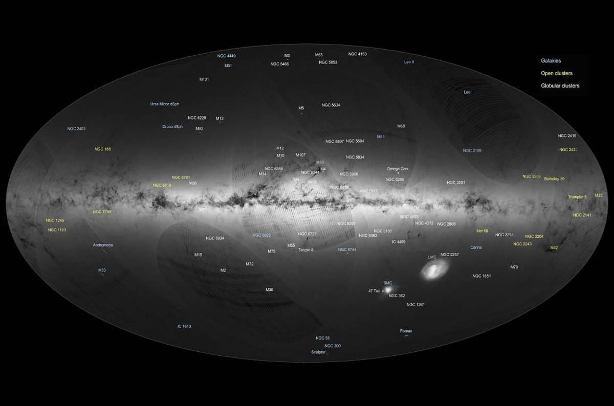 Map to the stars: Gaia's first data dump a piece of 3D Milky Way puzzle