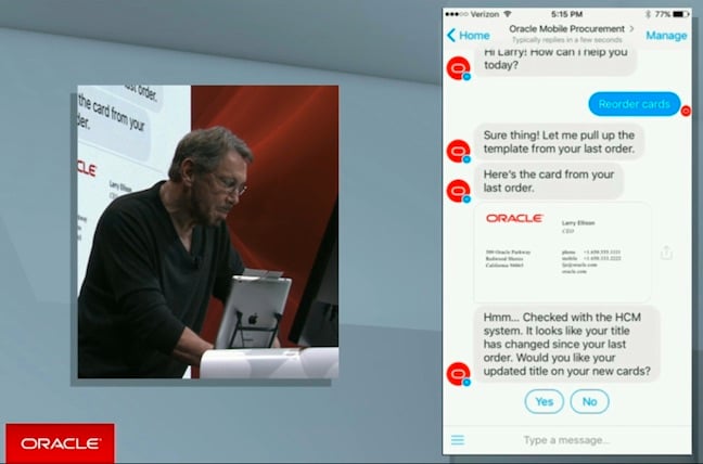Oracle's Chatbot