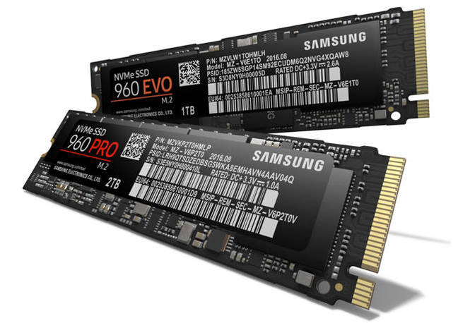 Samsung 960 PRO and EVO