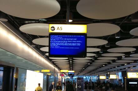 BSOD at Heathrow