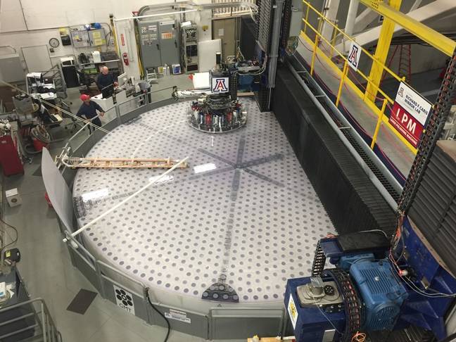 Giant Magellan Telescope mirror grinding