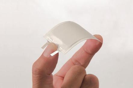 Panasonic's flexible Li_Ion battery model CG-064065