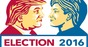 clinton vs Trump poster illustration. Photo by Shutterstock/editorial use only