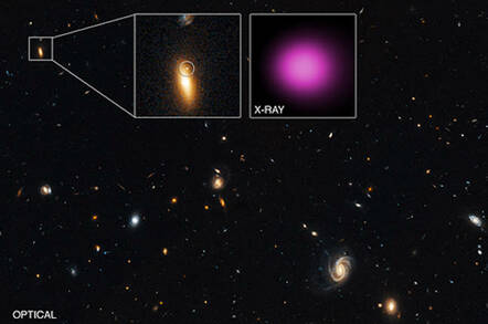Chandra's wandering black hole