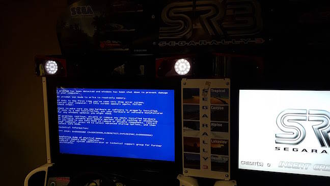 Sega Racer BSOD