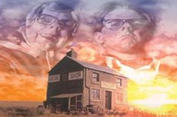 League of gentlemen poster - Tubbs and Edward at the local shop. Copyright BBC