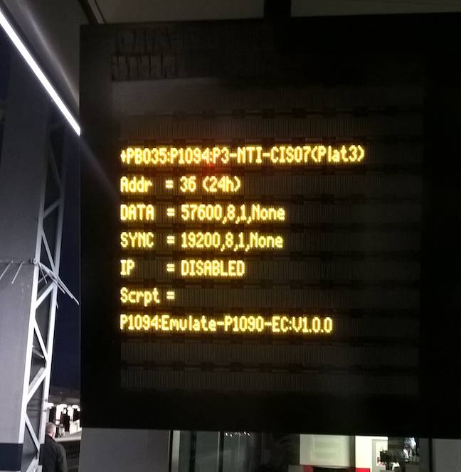 Peterborough station BSOD