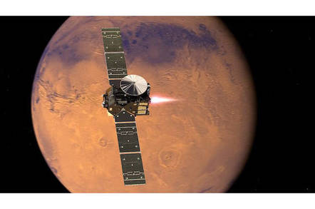 ExoMars TGO orbit insertion image (ESA)