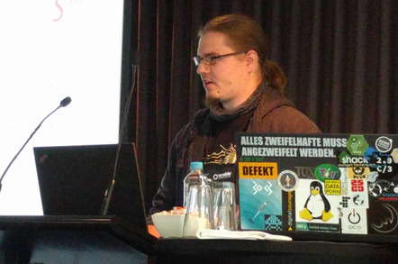 Gerhard Klostermeier. Image: Darren Pauli, The Register.