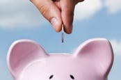 Piggy bank photo via Shutterstock