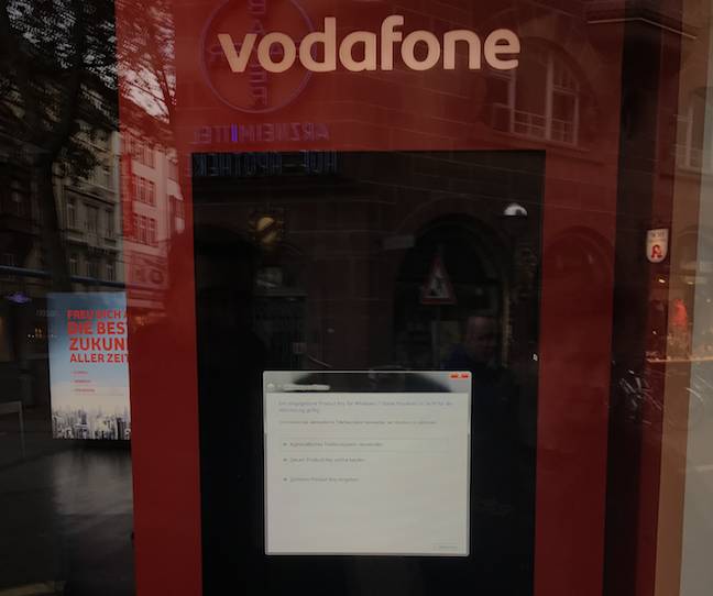 Vodafone BSOD