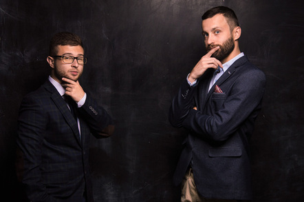 Insurance guys photo via Shutterstock