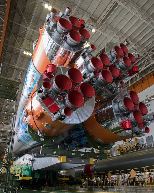Soyuz upright