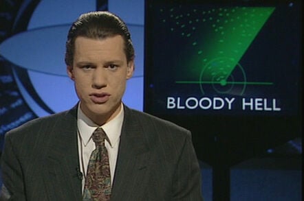 Chris Morris in Brass Eye. Channel 4