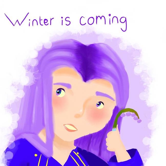 'Winter is coming' painting
