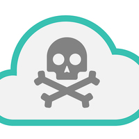 Skull and Crossbones in the cloud