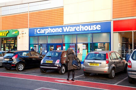 he exterior of the carphone warehouse on January the 23rd, 2015, in London, England, UK. The carphone warehouse has over 3000 stores. Editorial Credit: Michaelpuche / Shutterstock.com