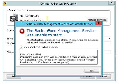 Symantec web console