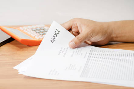 A billing invoice