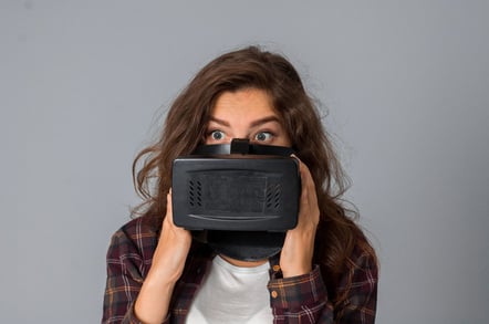 Surprise VR googles photo via Shutterstock