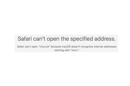 Mozilla's logo confuses the heck outta Safari
