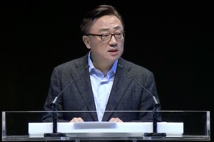 Samsung president of mobile communications DJ Koh