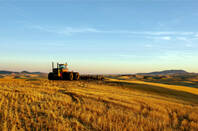 Combine harvester... Photo by shutterstock