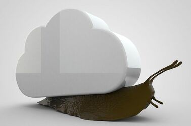 Cloud moving at a snail's pace