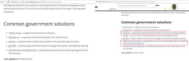 GovShare screen caps 1 Feb 2016