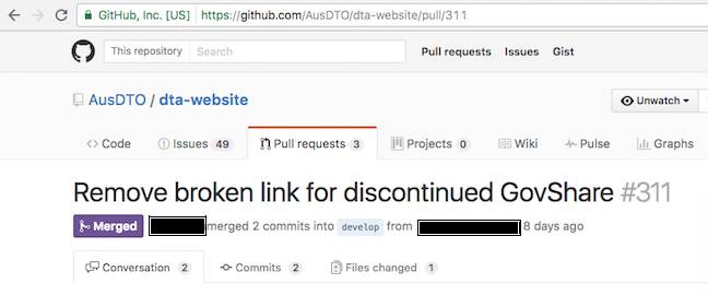 DTA GitHub screen-cap