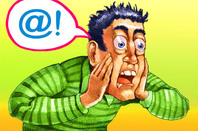 Surprised man photo via Shutterstock