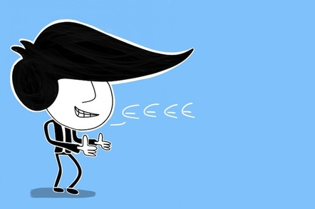Cool dude with big hair and thumbs up like Arthur Fonzarelli