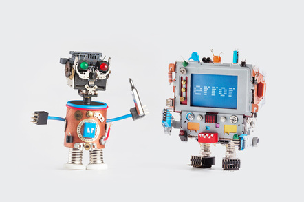 Small robots photo via Shutterstock