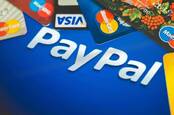 PayPal logo and credit cards