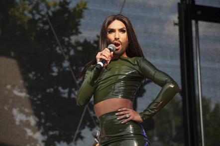 Conchita Wurst. Editorial use only: Credit: Yulia Reznikov / Shutterstock, Inc.