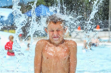 Boy cold water photo via Shutterstock