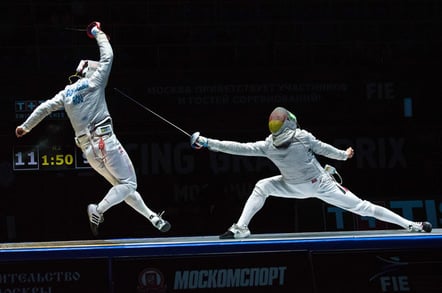 Fencers photo via Shutterstock