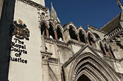 The Royal Courts of Justice in London