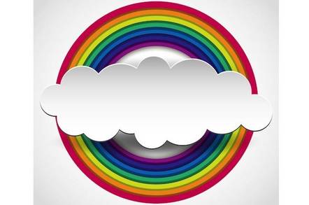 Rainbow cloud