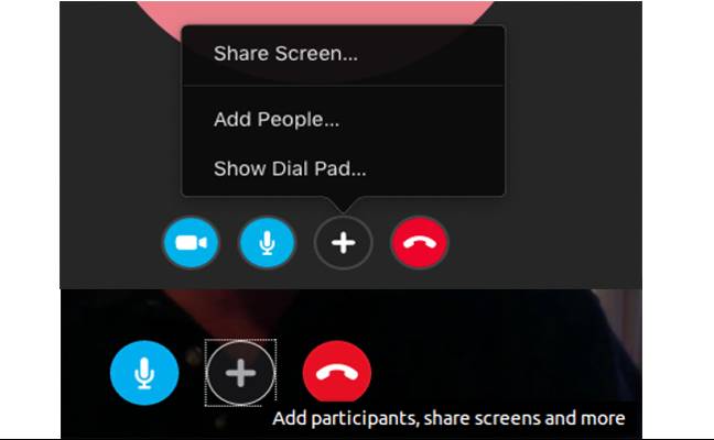 Skype screen caps