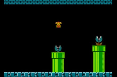 Screesnhot from SUper mARIO 1985 GAME (WORLD 1-2)