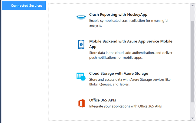 Adding cloud services to a Visual Studio project Adding cloud services to a Visual Studio project